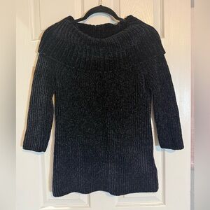 Reba Black Cowl Neck Women's Sweater.Size Large. Such a Piece 😎🔥